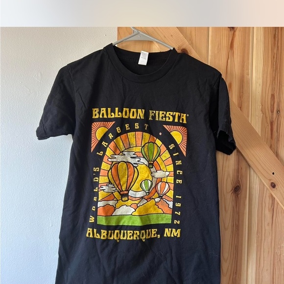 None Tops - Black Balloon Fiesta T-Shirt